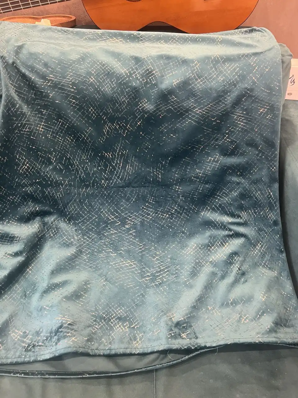 Шторы зеленые