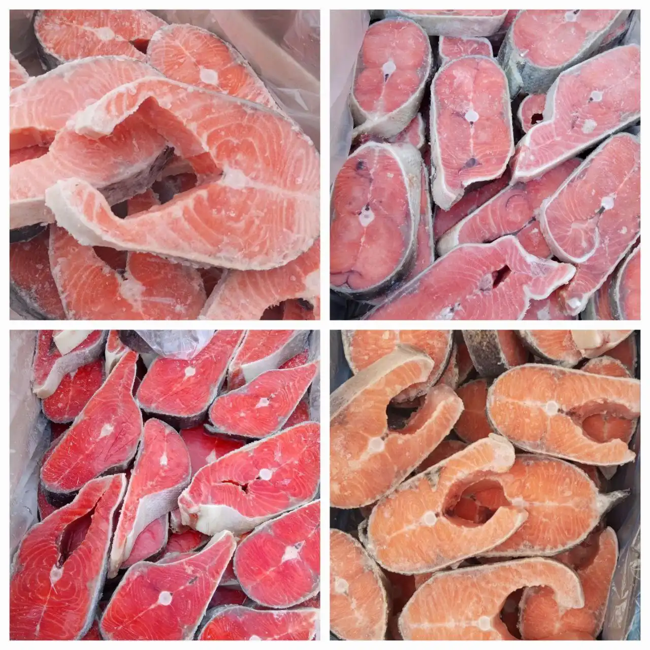 Продажа стейков рыбы в коробках по 5 кг