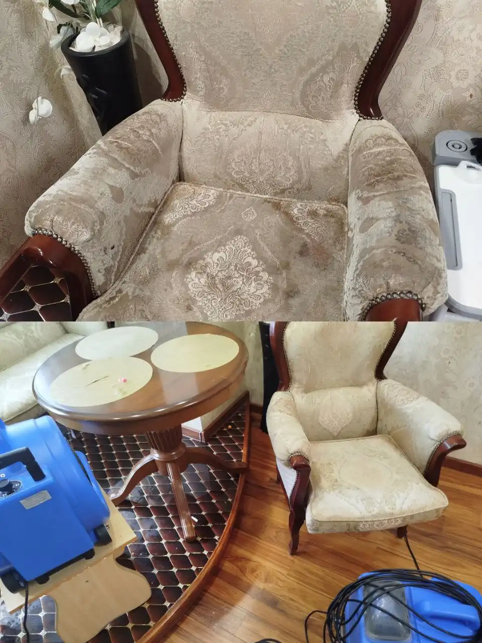 Профессиональная чистка мебели от пятен