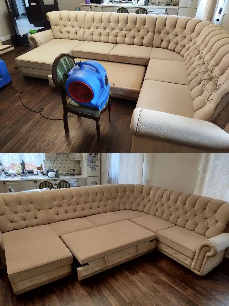 Профессиональная чистка мебели от пятен