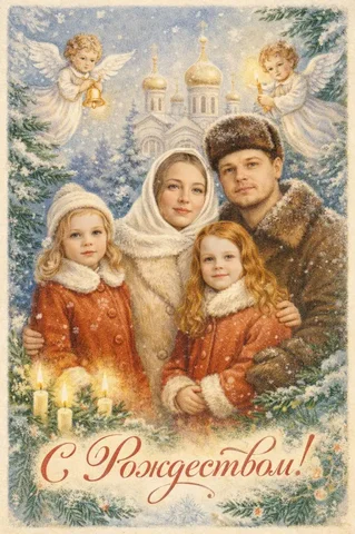 Рождественские открытки с вашими фото - Хобби и отдых в Новосибирск