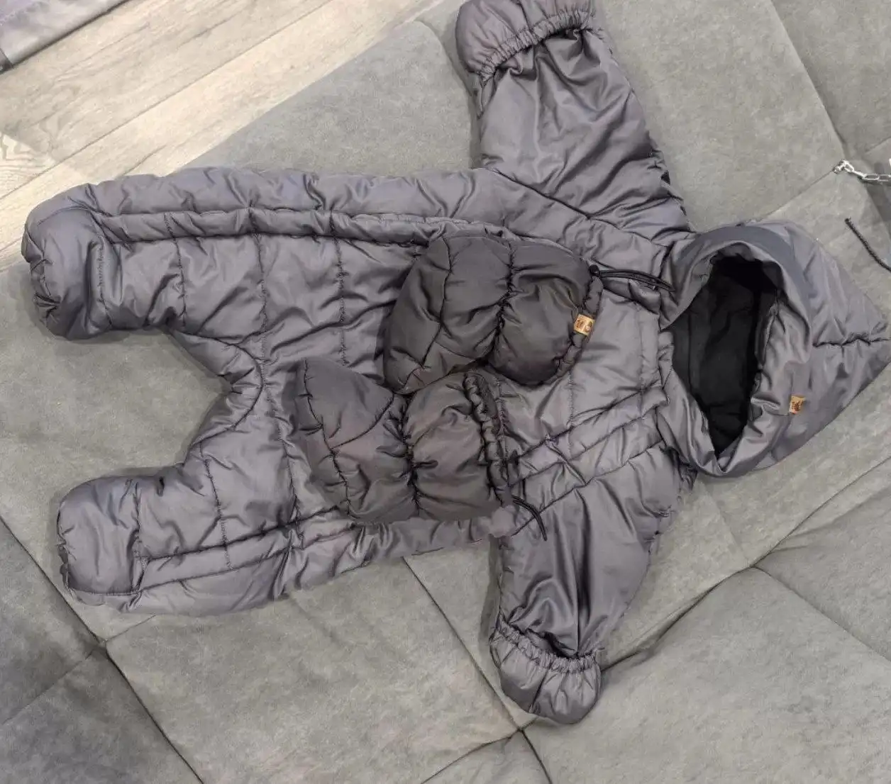 Балдахин и держатель, комбинезон Тукан демисезонный с пинетками