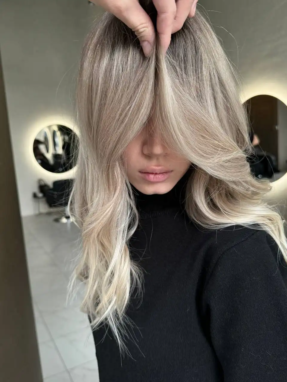 Окрашивание и стрижка в студии Дарьи