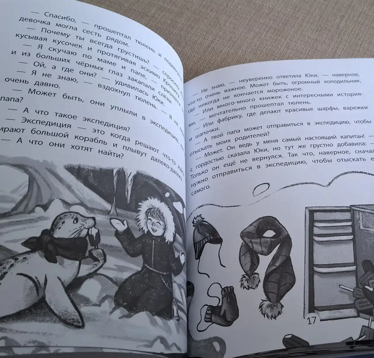 Продам зимнюю книгу о приключениях девочки - Книги (Хобби и отдых) в Новосибирск