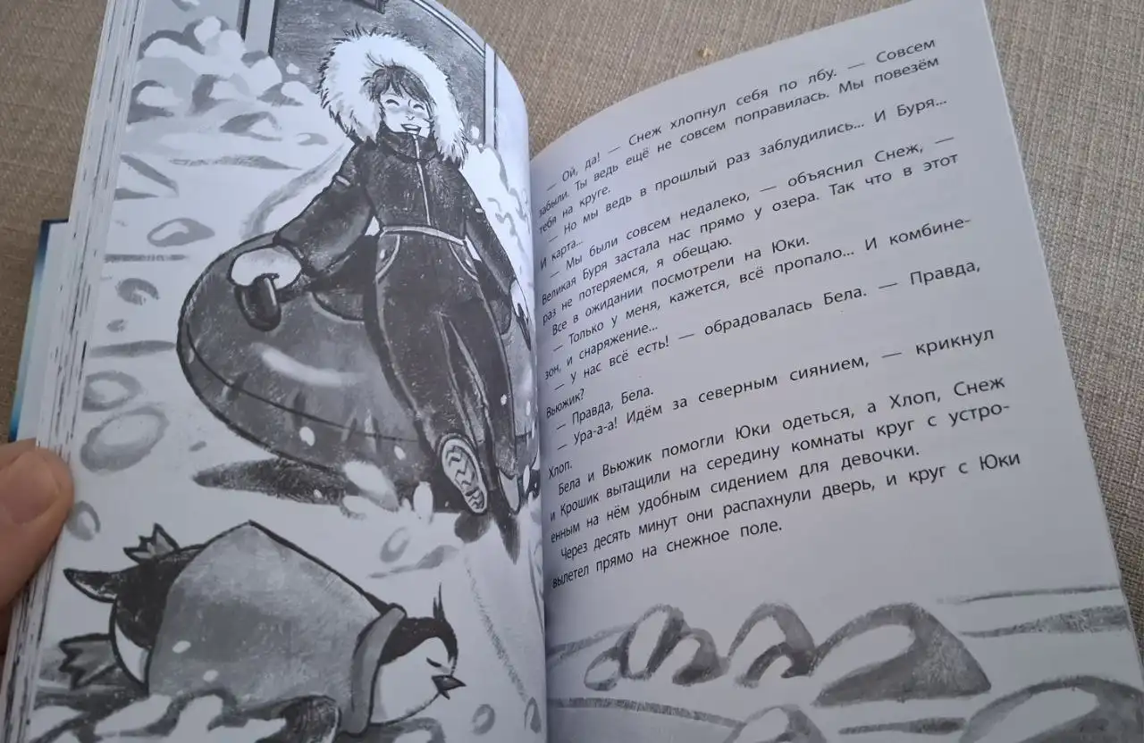 Продам зимнюю книгу о приключениях девочки - Книги (Хобби и отдых) в Новосибирск