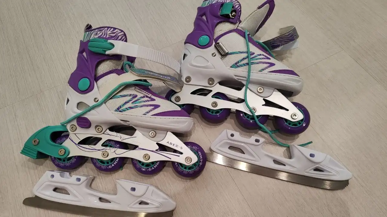 Продам коньки (ролики) 2в1 раздвижные