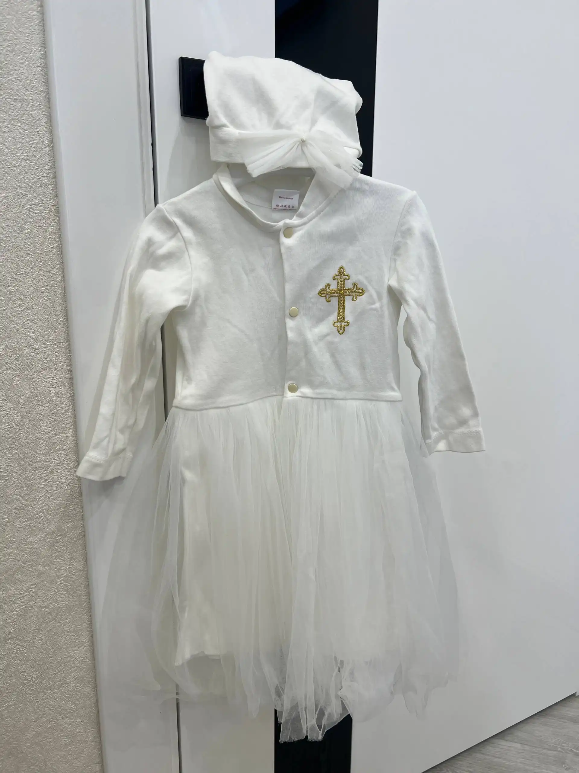 Крестильное платье 86 размер - Детская одежда (Товары для детей) в Новосибирск