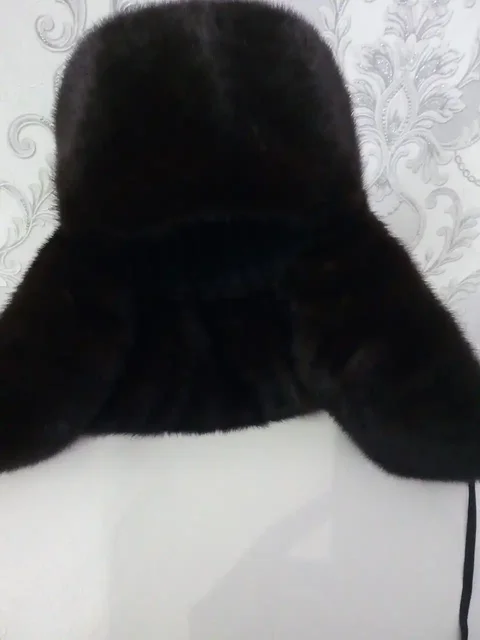 Норковая ушанка в отличном состоянии - Женская одежда в Новосибирск
