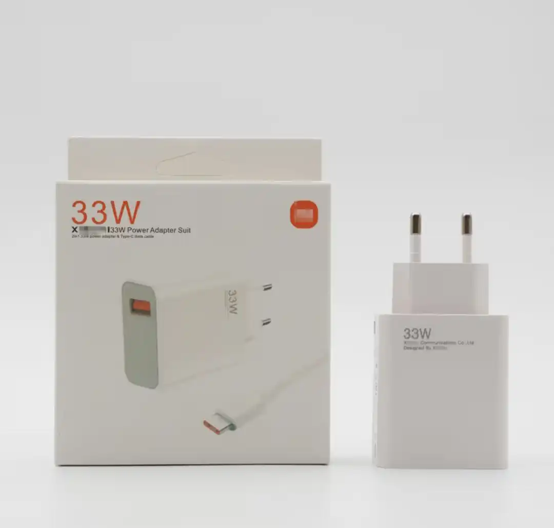 Зарядное устройство 33W с кабелем USB-A - Type-C - Аксессуары для телефонов (Электроника) в Новосибирск