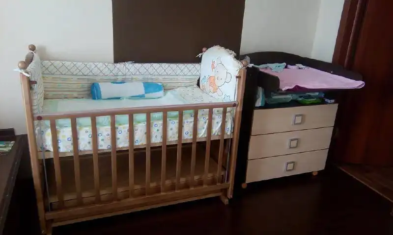 Детская кровать с маятником и ящиком - Детская мебель (Товары для детей) в Новосибирск