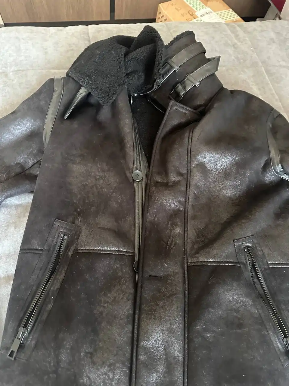 Дубленка удлиненная Zara - Верхняя одежда (Одежда) в Новосибирск