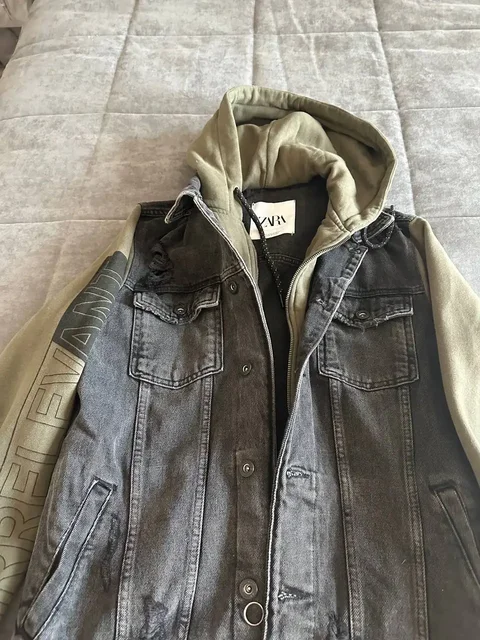 Куртка джинсовая мужская Zara размер М - Женская обувь в Новосибирск