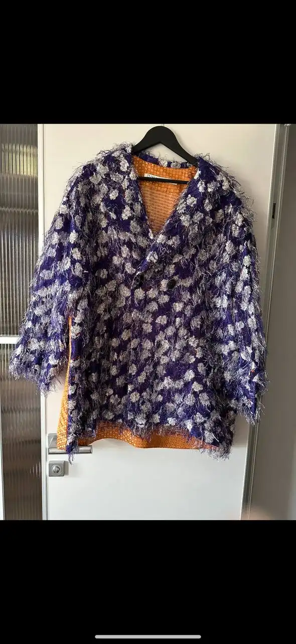 Нарядный пиджак оверсайз итальянского производства - Пиджаки (Одежда) в Новосибирск