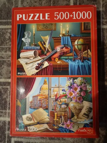 Пазлы новые 500 и 100 деталей - Коллекционные предметы в Новосибирск