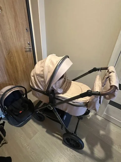 Коляска Luxmom 3 в 1 с перекидной ручкой - Постельное бельё в Новосибирск