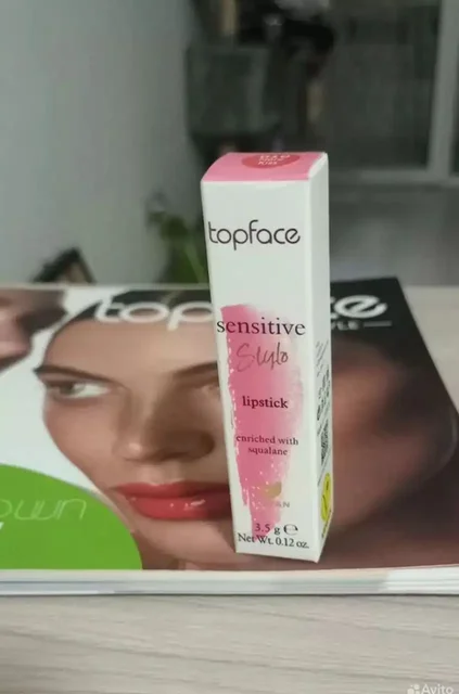 Помада Top Face красная матовая - Витамины в Новосибирск