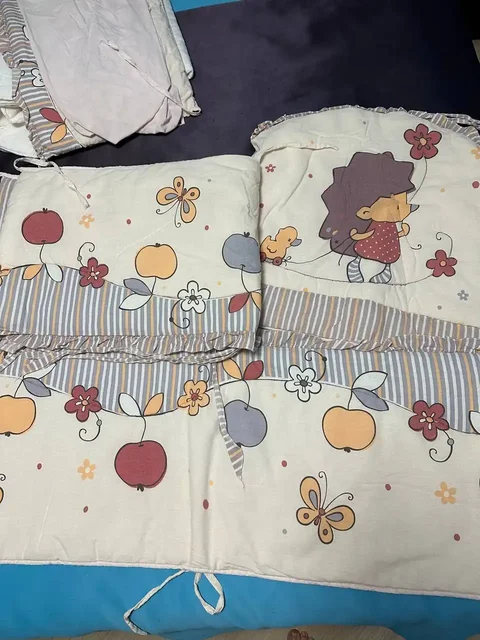 Комплект в кроватку с бортиками, постельным бельем и балдахином - Товары для детей в Новосибирск