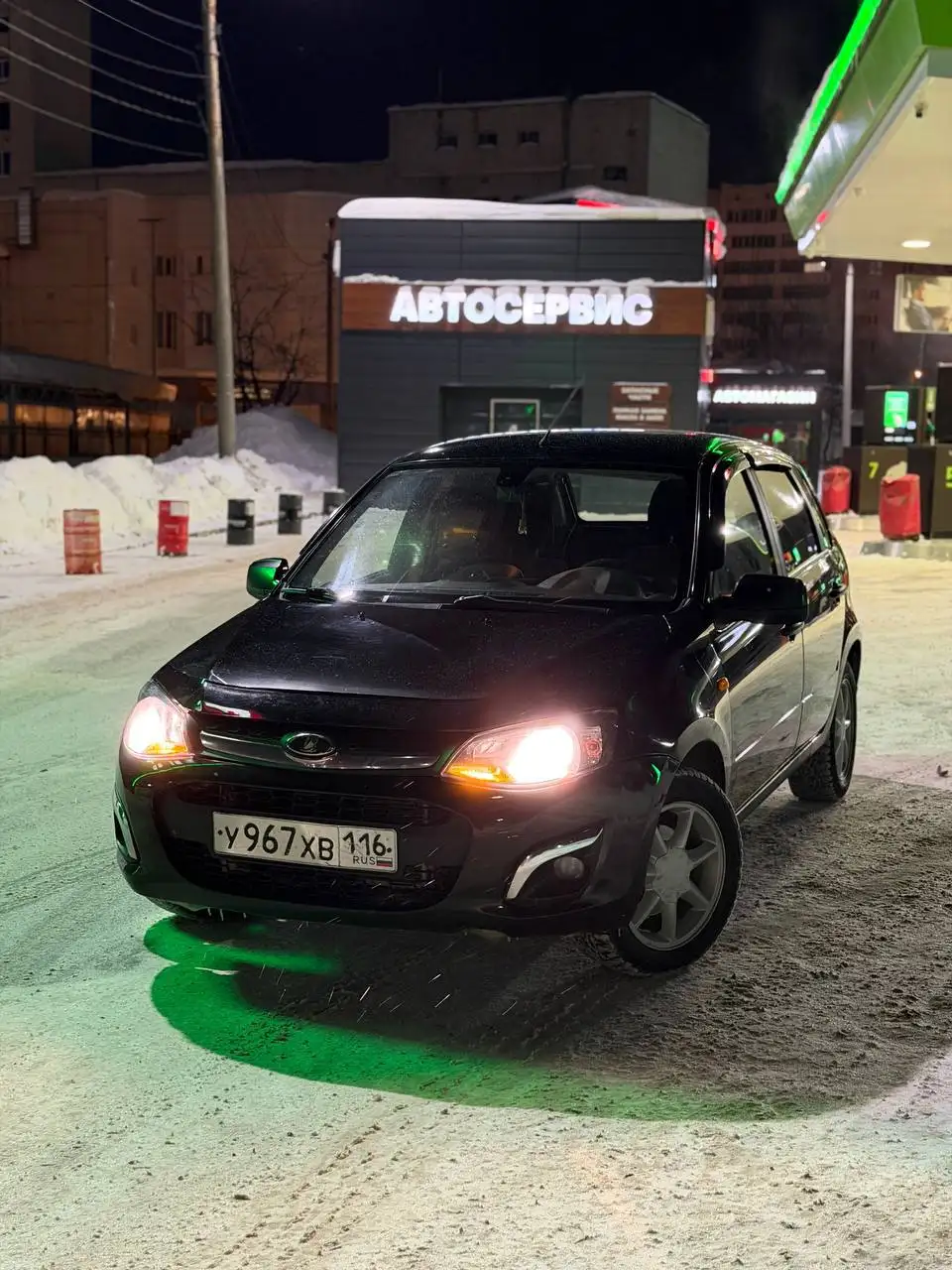 Lada Kalina 2015 автомат в жирной комплектации - Легковые автомобили (Авто) в Казань