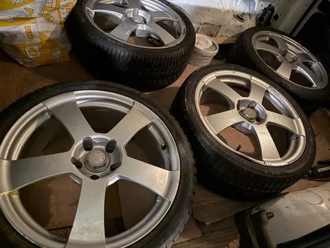 Диски R18 SWC с резиной из Германии - Авто в Казань