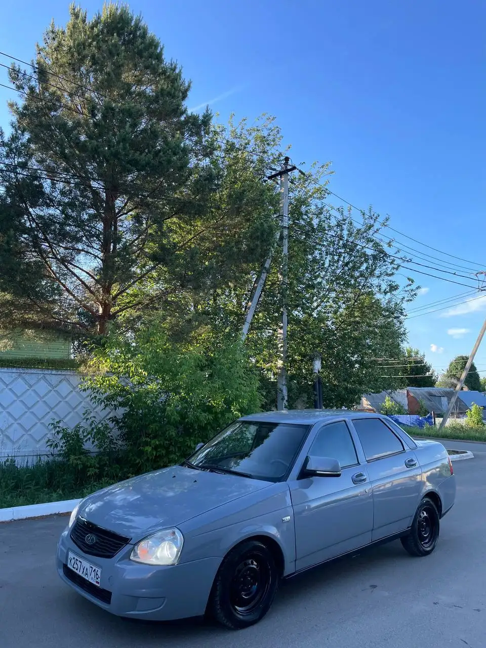 LADA Priora 2008, стильный цвет Nardo Grey - Авто в Мамадыш