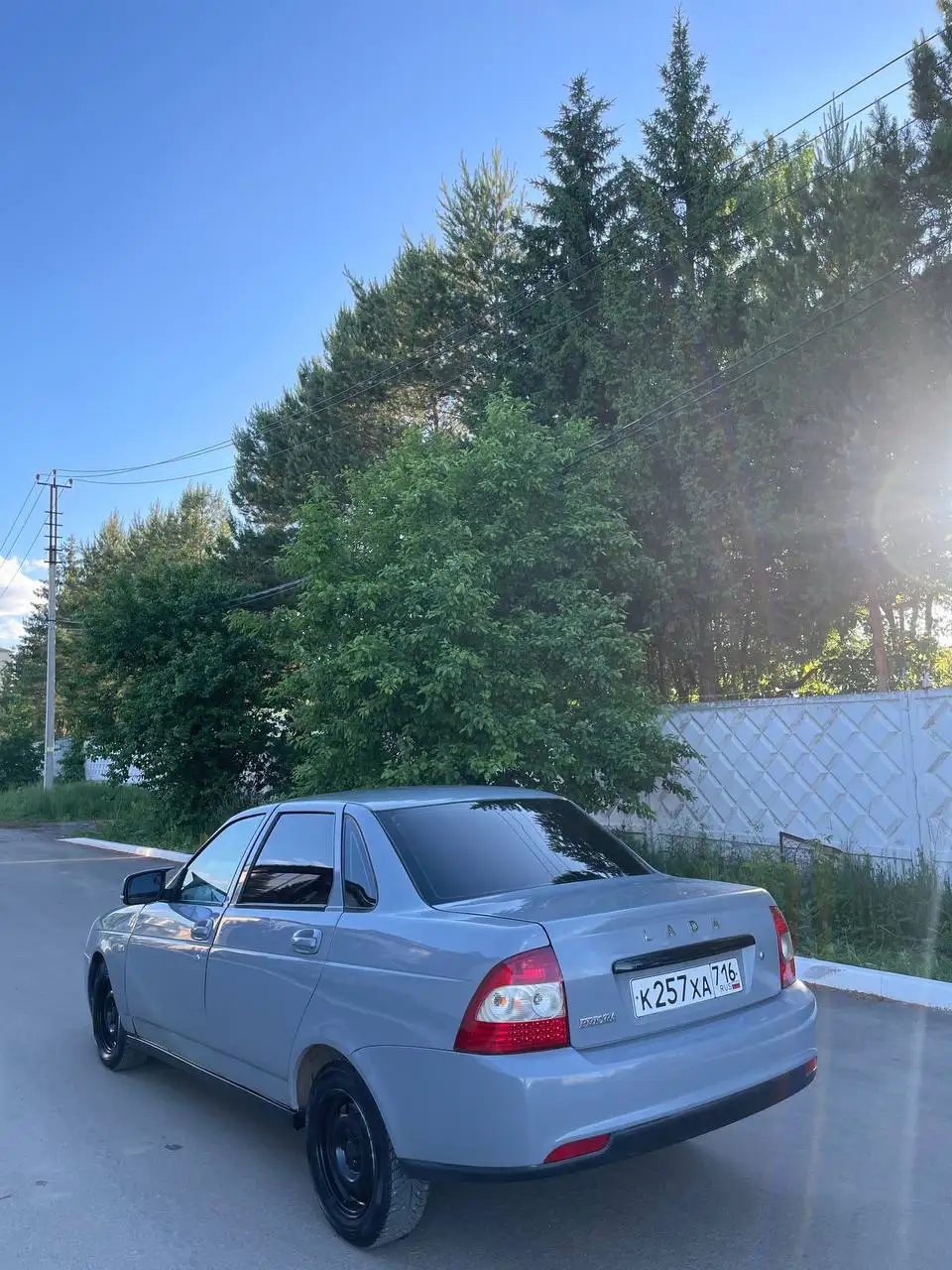 LADA Priora 2008, стильный цвет Nardo Grey - Авто в Мамадыш