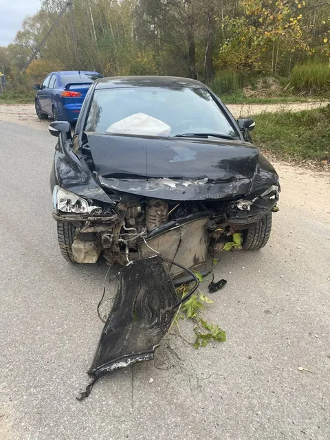 Honda Civic 4D 2008 после ДТП - Колеса и шины в Казань