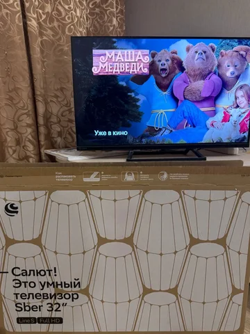 Телевизор Sber 32 с голосовым помощником Салют - Электроника в Москва