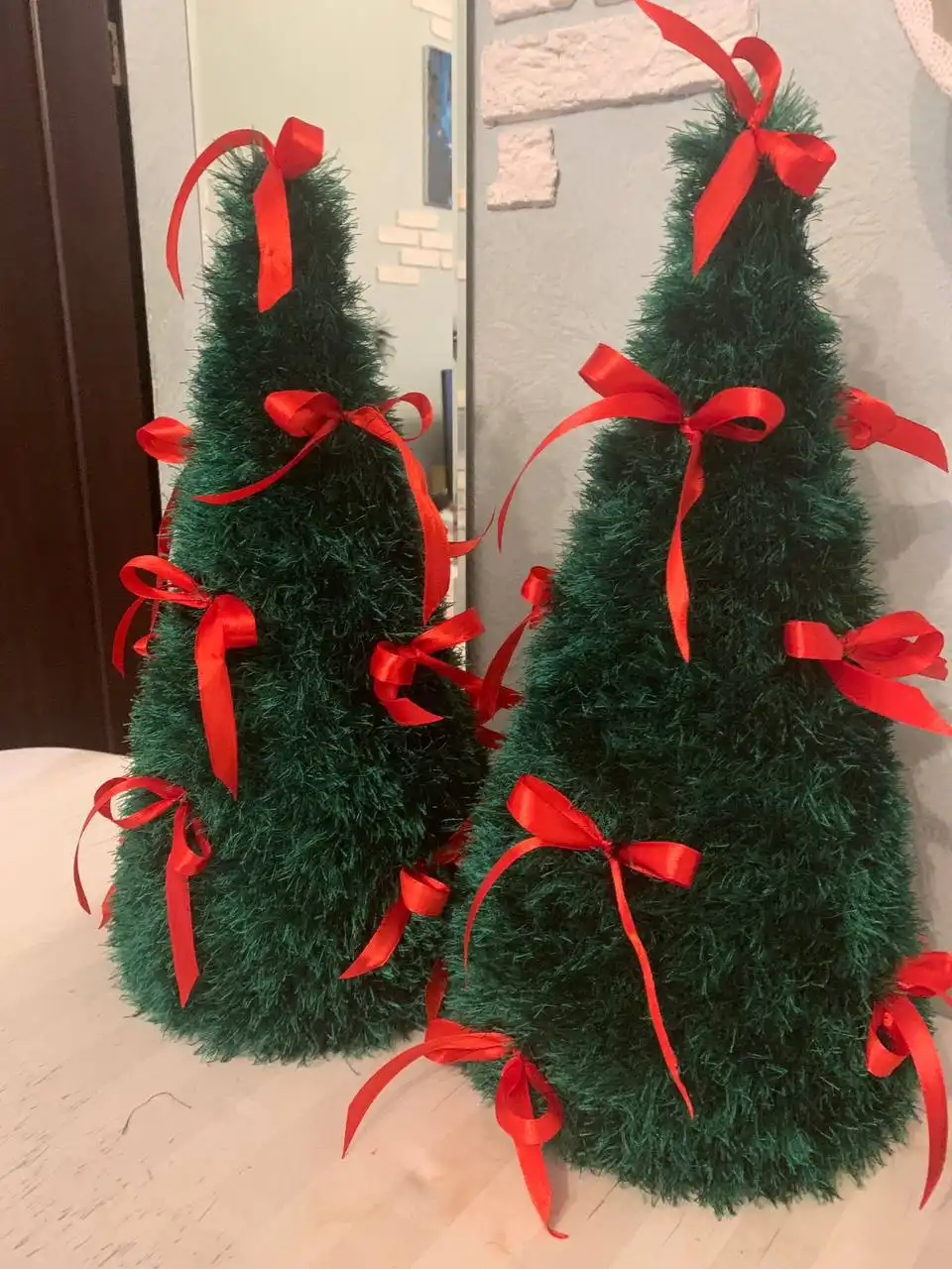 Елочки ручной работы