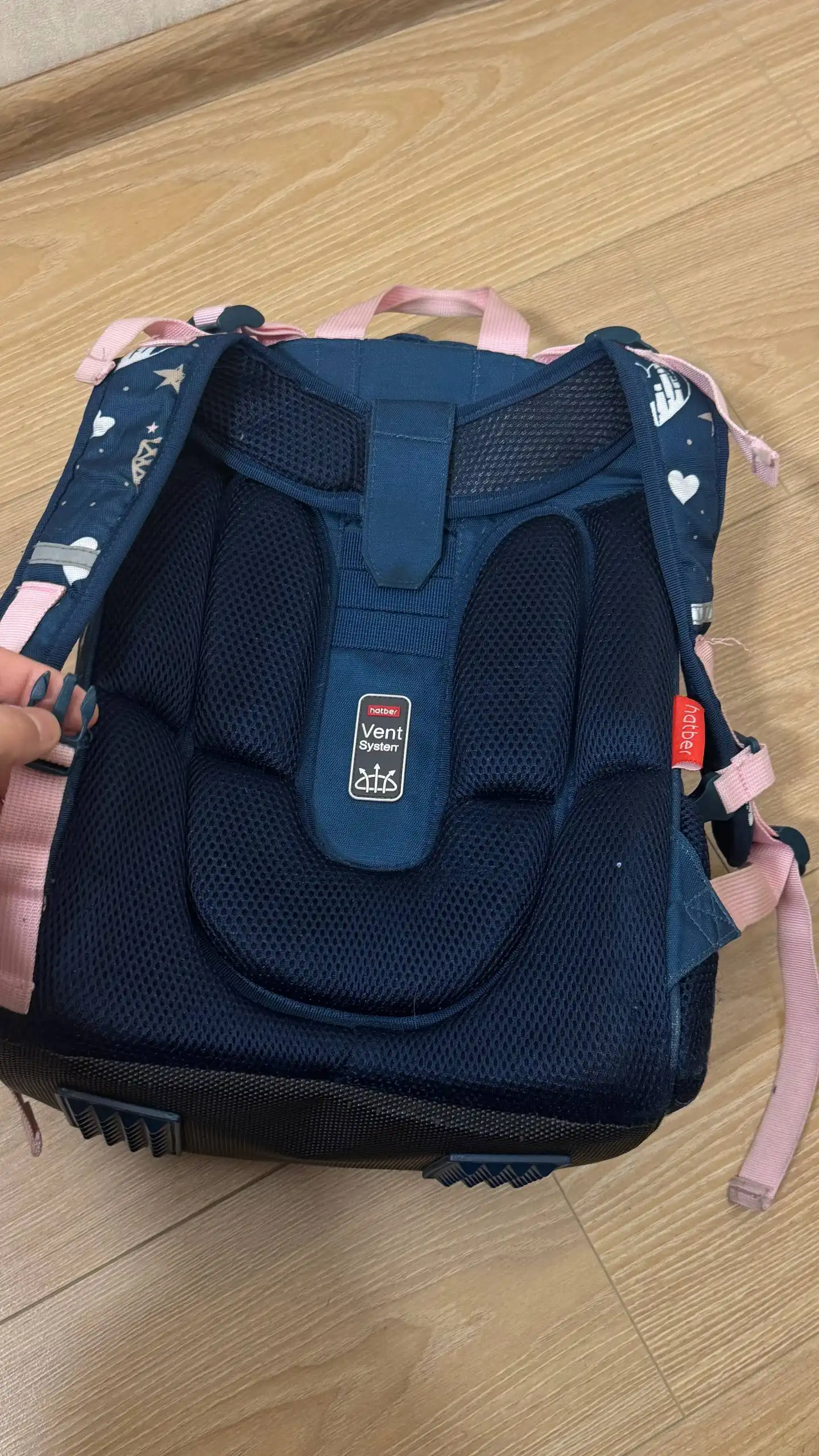 Детский школьный рюкзак с ортопедической спинкой