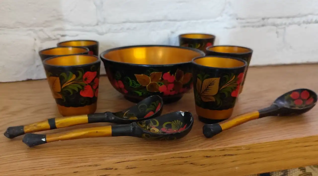 Посуда деревянная СССР