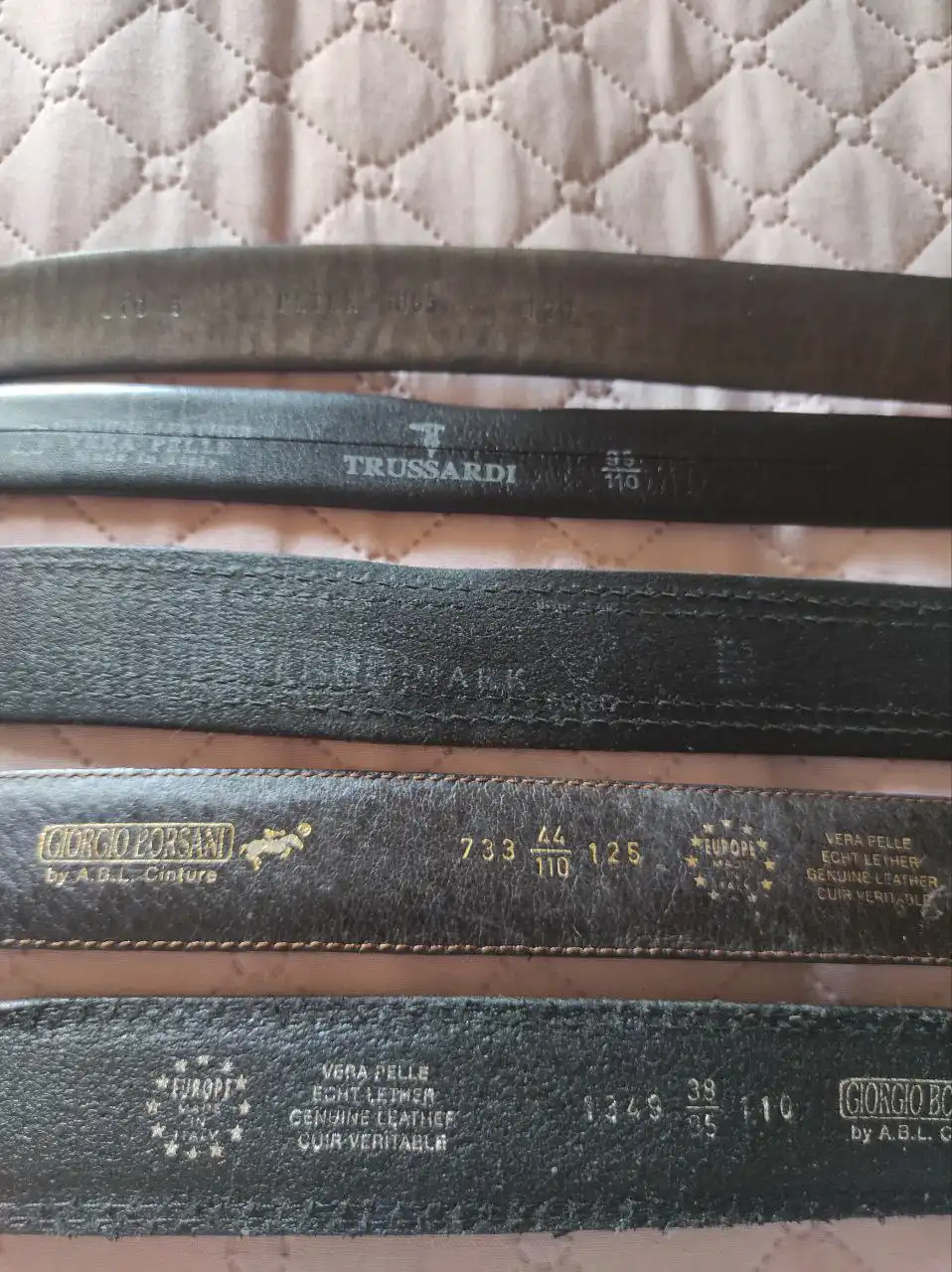 Ремни мужские б/у в отличном состоянии