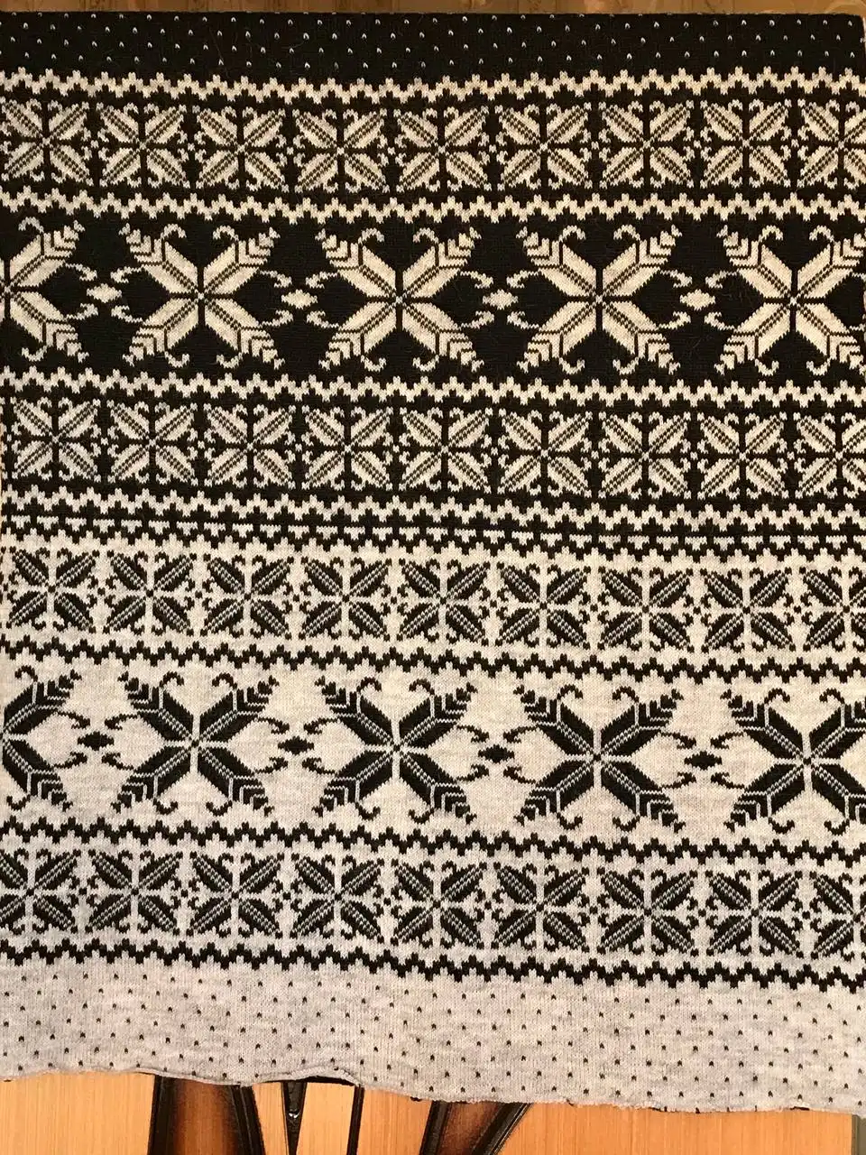 Двойной шерстяной трикотаж двусторонняя вязка