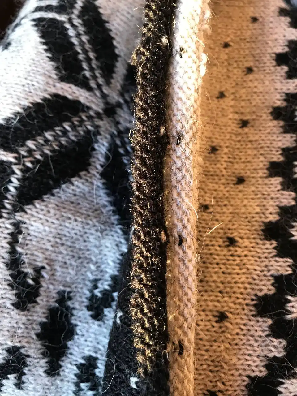 Двойной шерстяной трикотаж двусторонняя вязка