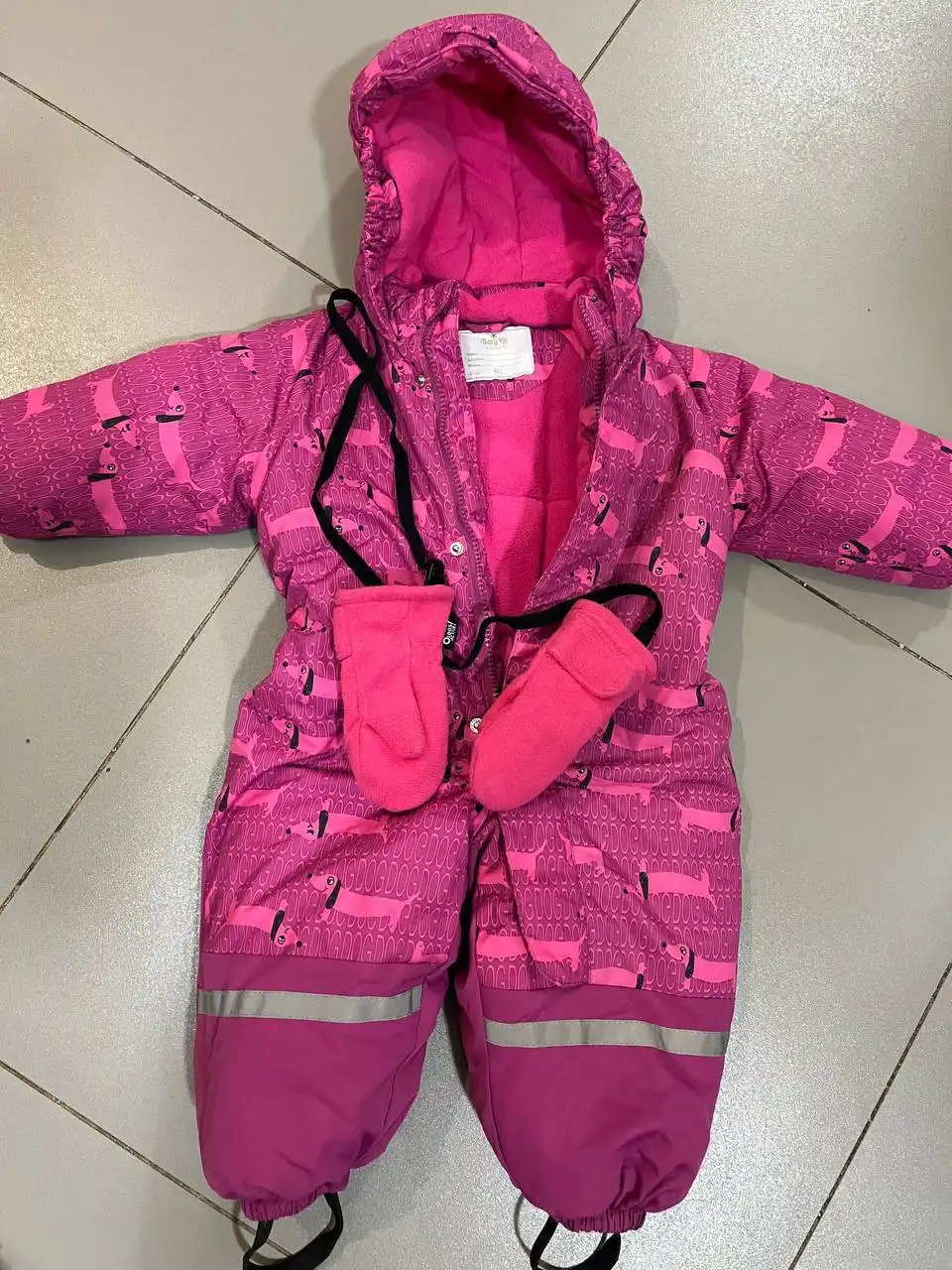Зимний комбез Baby&go и аксессуары