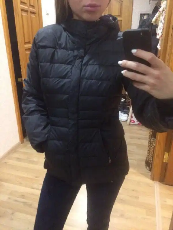 Пуховик-Куртка Reebok черный размер S