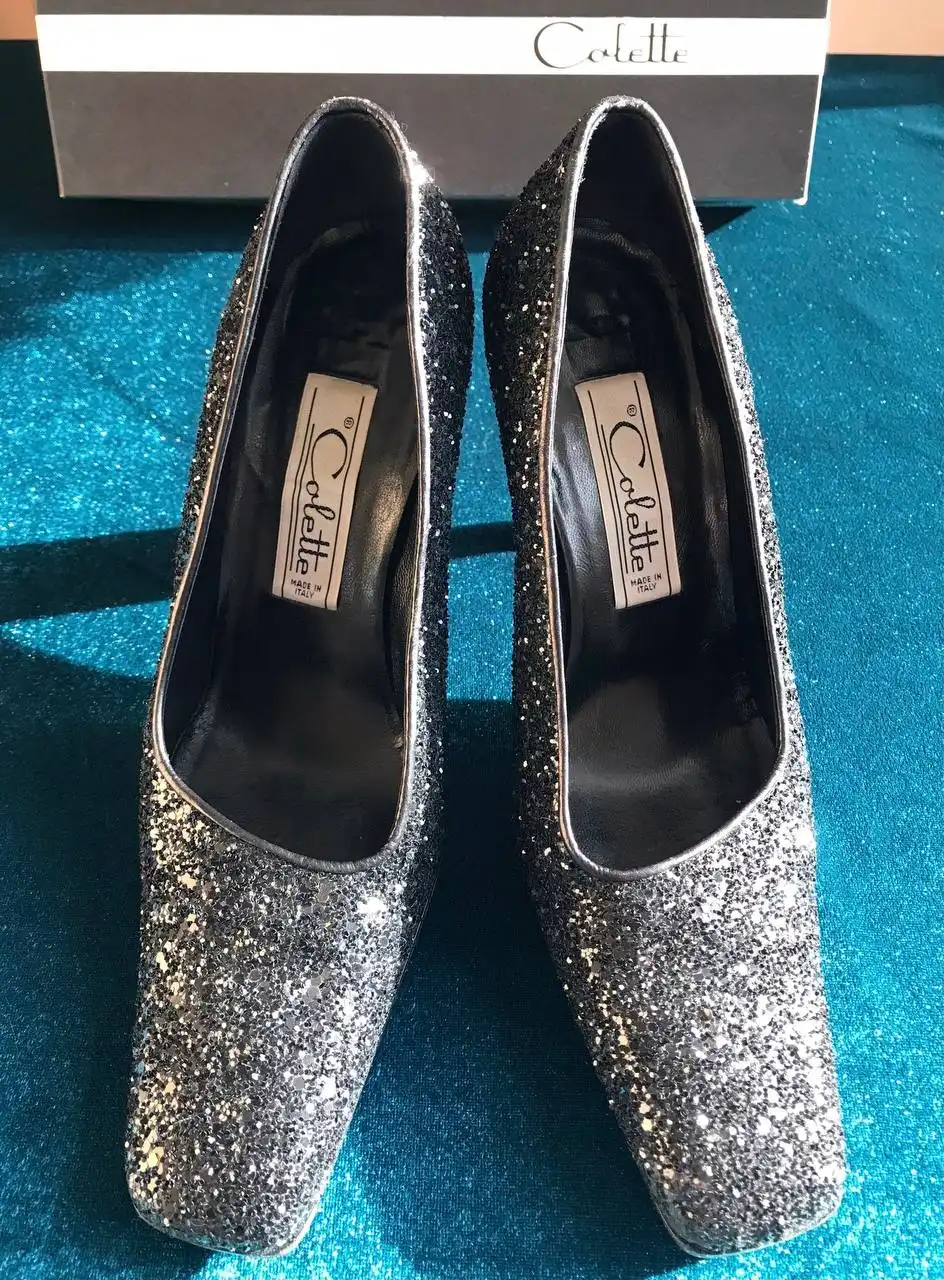 Туфли чёрные Colette Италия натуральная кожа размер 37.5