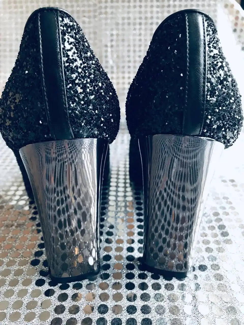 Туфли чёрные Colette Италия натуральная кожа размер 37.5