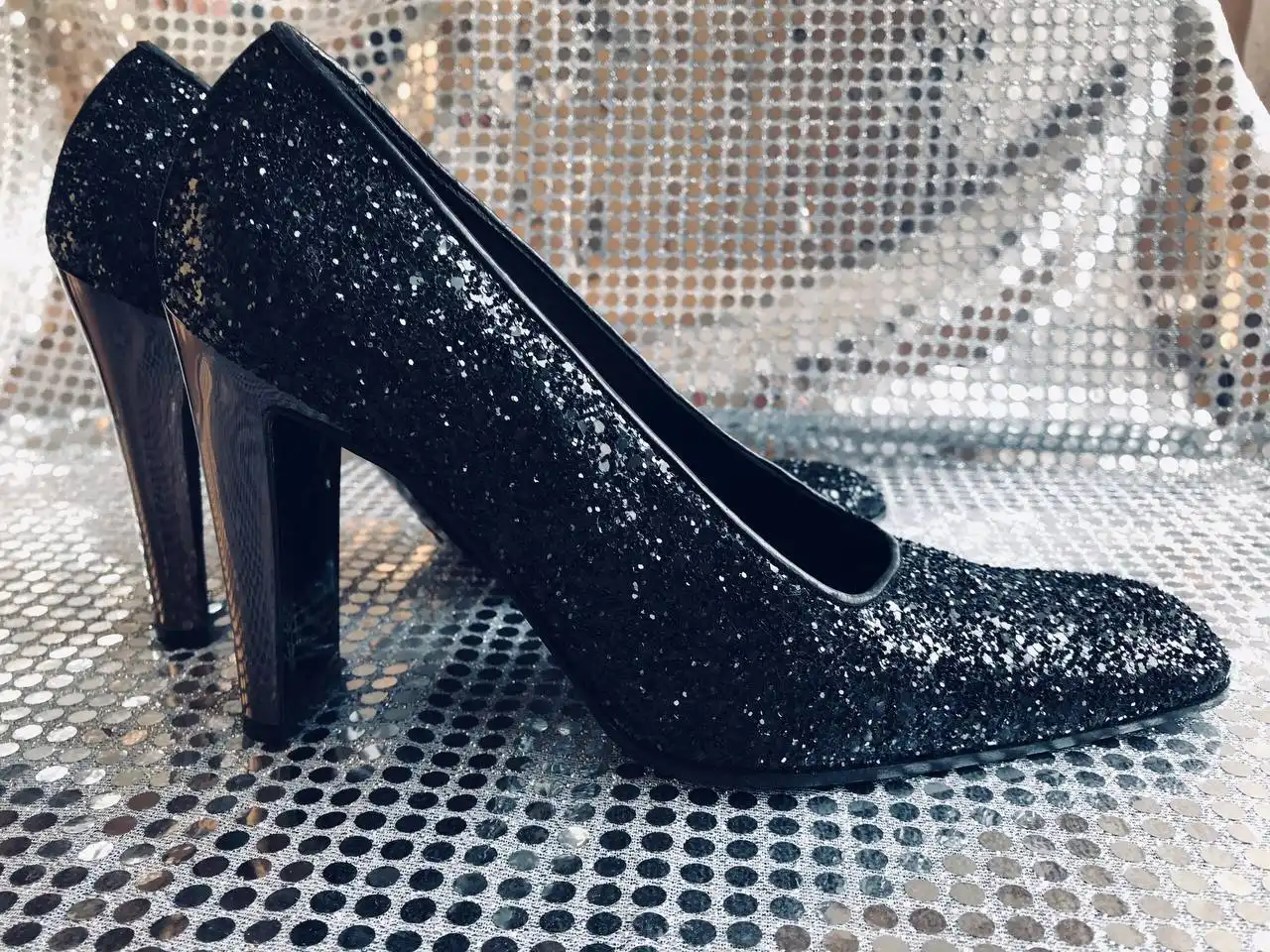 Туфли чёрные Colette Италия натуральная кожа размер 37.5