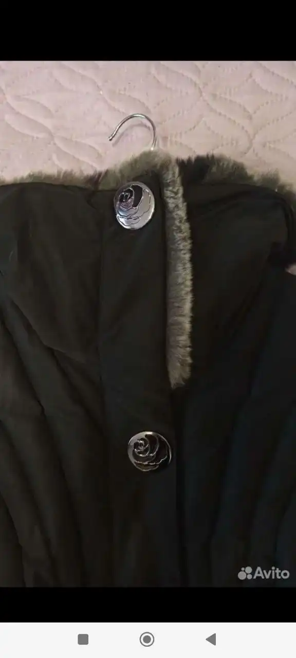 Зимнее пальто/пуховик Rufuette с мехом шиншиллы