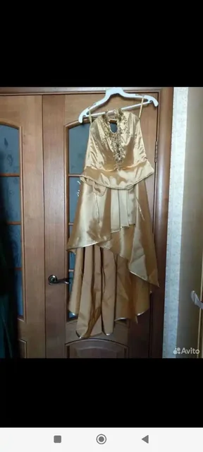 Золотое вечернее платье Золушки - Одежда в Москва