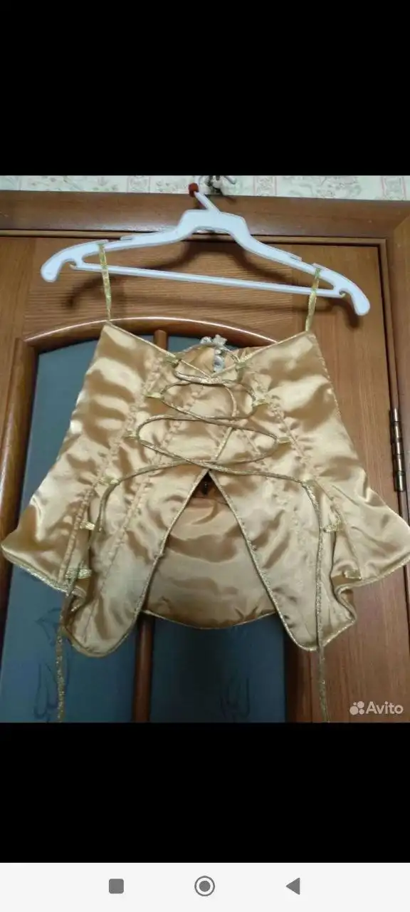 Золотое вечернее платье Золушки