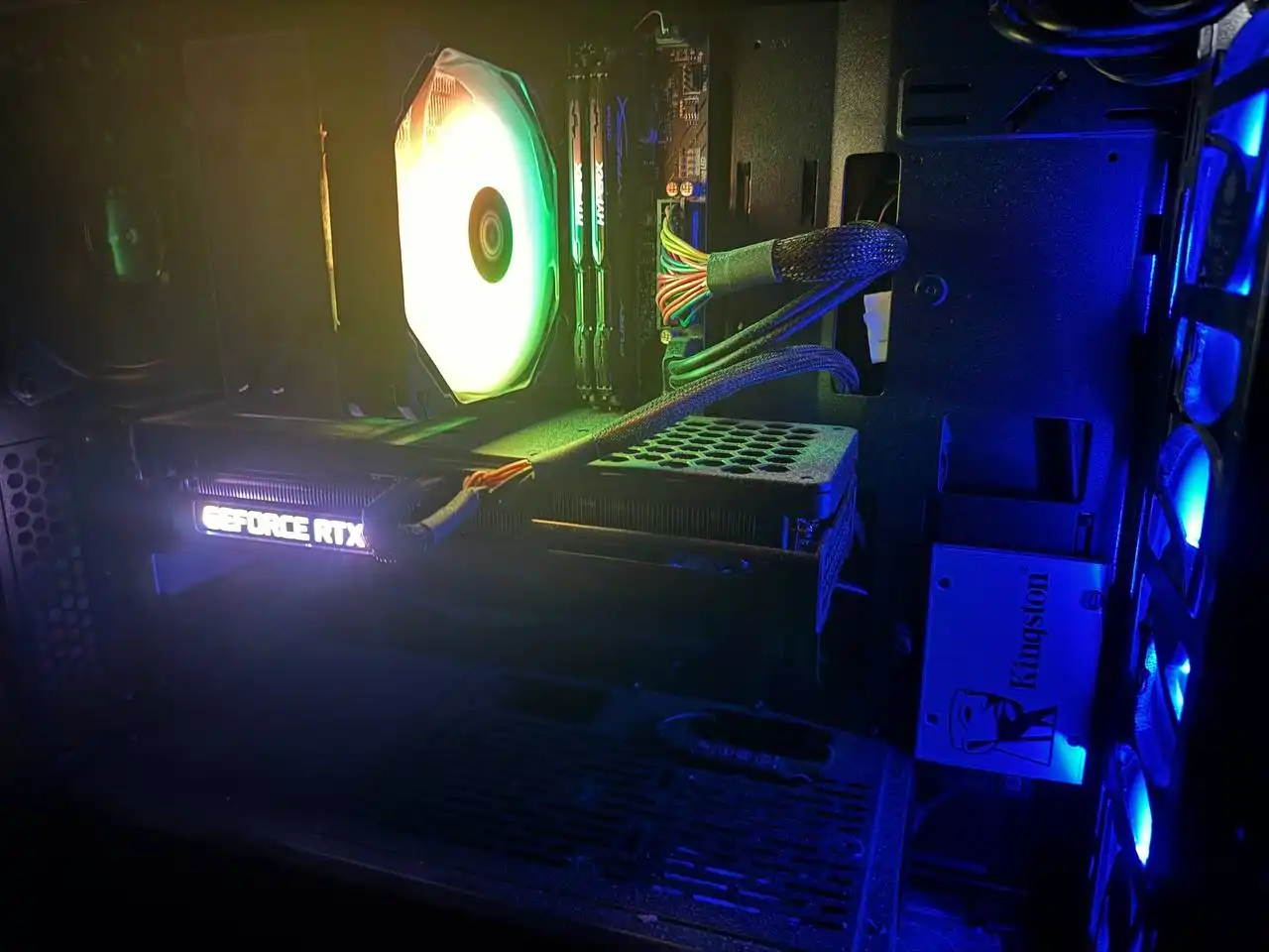 Игровой компьютер с RTX 3060 TI и комплектующие