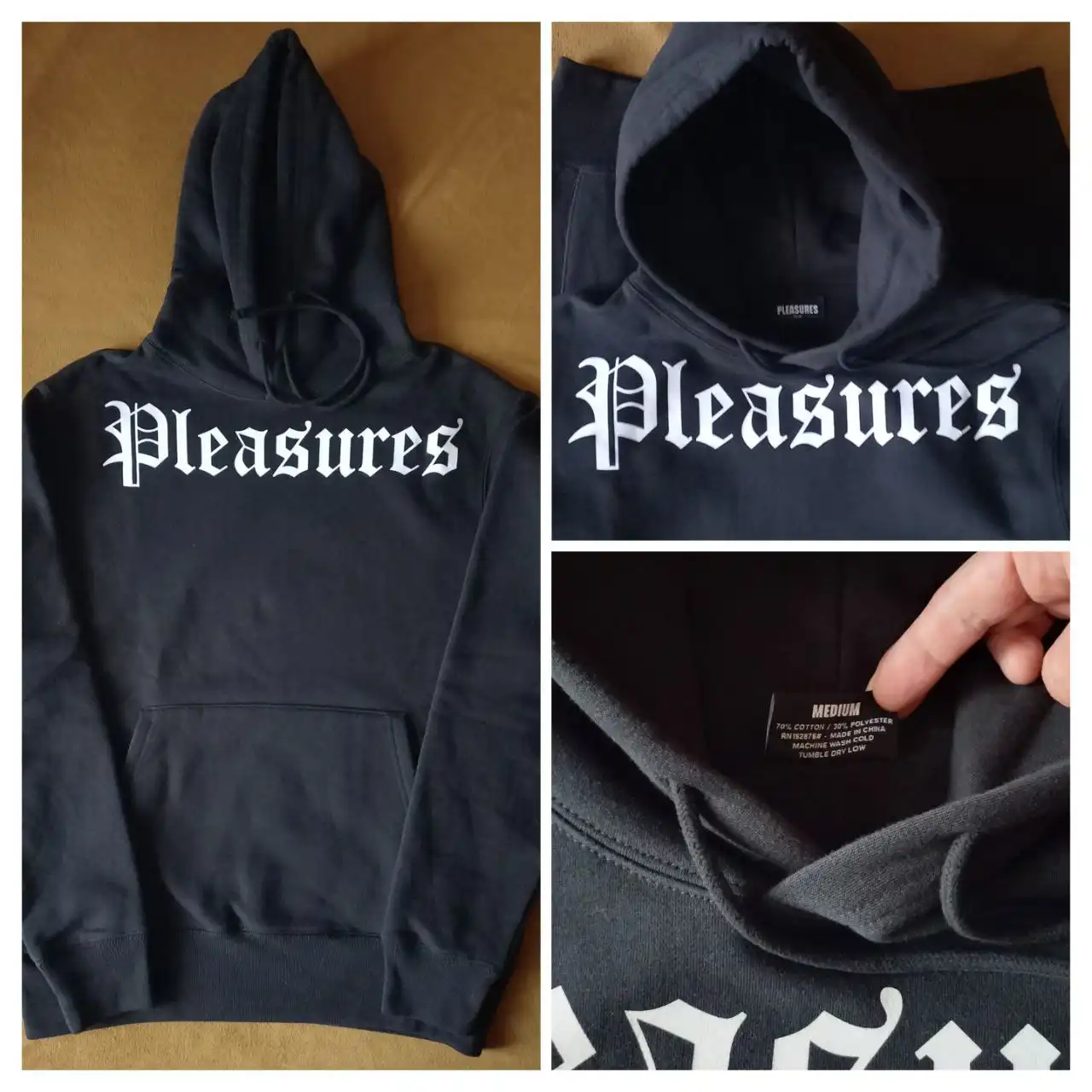 Худи Pleasures Pub Black оригинал из Германии - Одежда в Москва