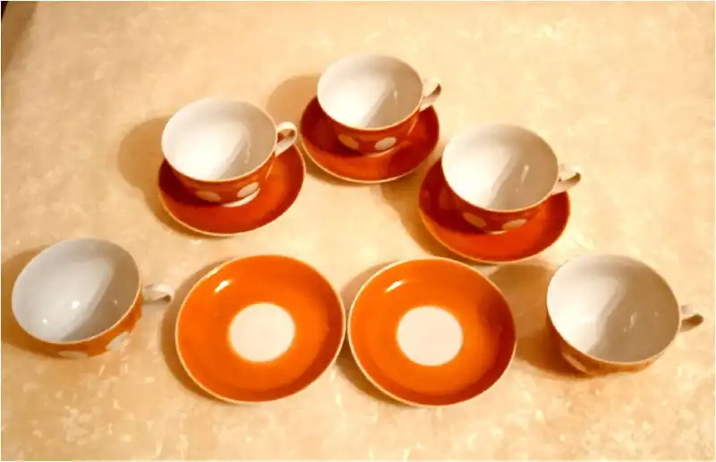 Чайные пары фарфоровые