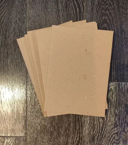 Переплетный картон 14.8*21, 18 шт., новый - Разное в Москва