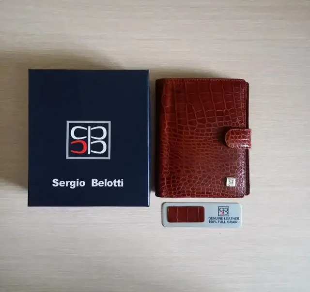 Портмоне Sergio Belotti из натуральной кожи - Аксессуары в Москва