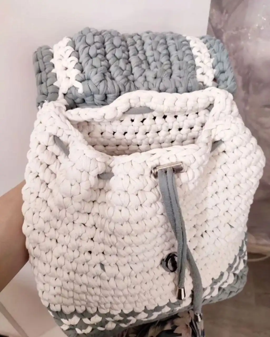 Рюкзак вязаный ручной работы б/у - Барахолка в Москва