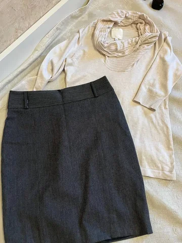 Юбка Франция Бренда 123 и джемпер хлопок комплектом 42-44р - частное объявление в Москва