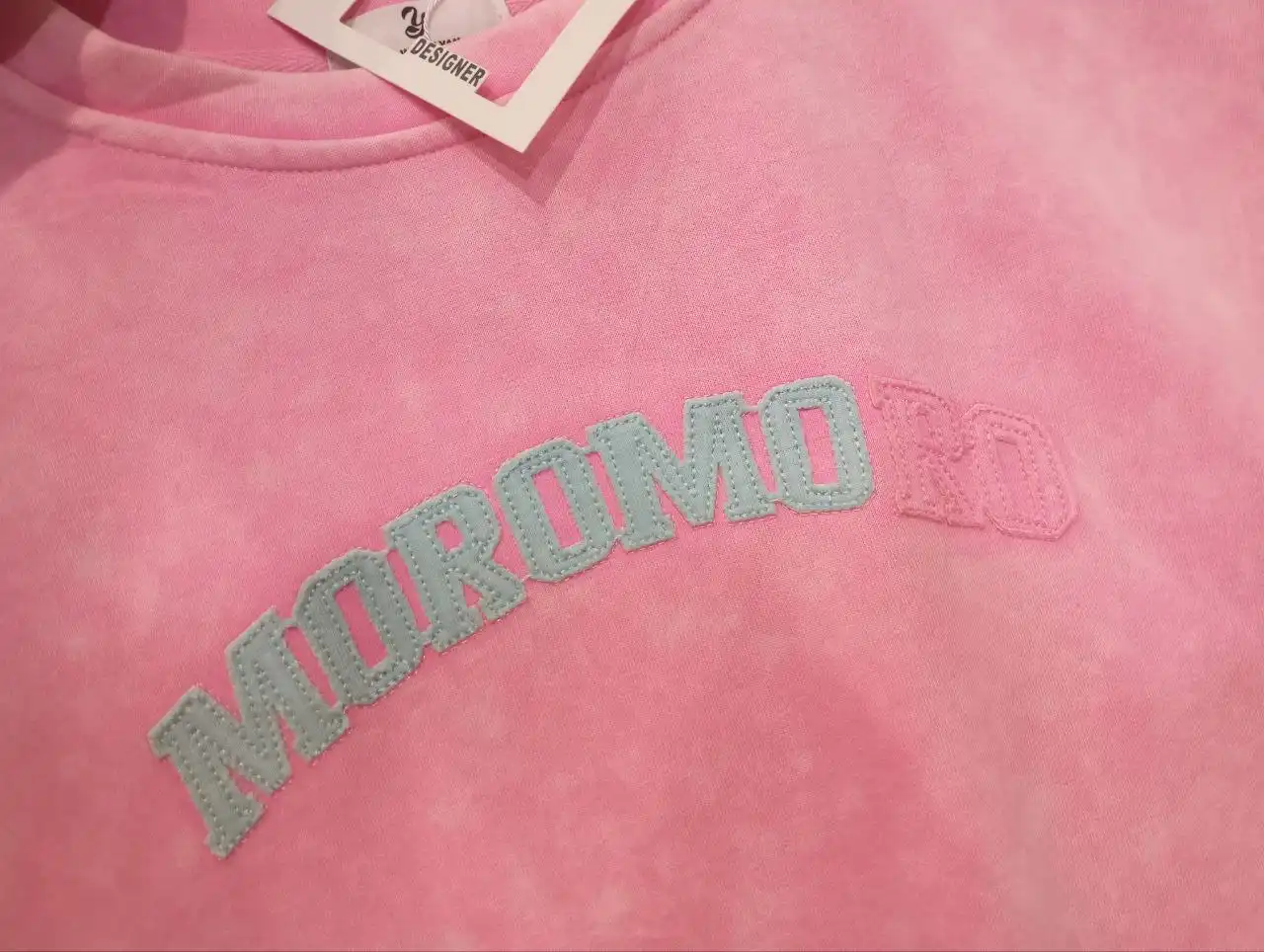 Свитшот новый, цвет розовый/светлый, хлопок 100% - Свитшоты (Одежда) в Москва