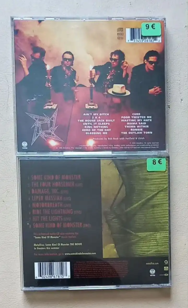 Фирменные диски Metallica и Uriah Heep из Европы - Музыкальные носители (Барахолка) в Москва